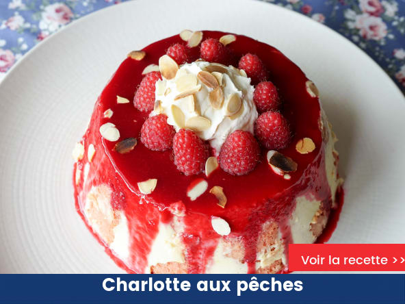 Charlotte aux pêches